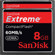 SanDisk 8GB Extreme Professional Grade Compact Flash Memory Card - Up to 60MB/S Read/Write, UDMA Enabled - Pack of 2: Picture 2 thumbnail