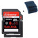 SanDisk 8GB, Extreme Secure Digital High Capacity (SDHC) Memory Card. Pack of 2 Cards - Bundle - with Memory Card Holder: Picture 1 thumbnail