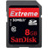 SanDisk 8GB, Extreme Secure Digital High Capacity (SDHC) Memory Card, Class 10 - Pack of 2: Picture 2 thumbnail