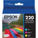 Epson T220 DURABrite Ultra Color Combo Pack Standard Capacity Ink Cartridges,CMY
