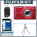 Fujifilm FinePix JX580 Digital Camera Kit - Red - with 8GB SD Memory Card, Camera Case , Table Top Tripod: Picture 5 thumbnail