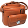 Fujifilm Leather Textured Long Zoom Train Case, Burnt Orange with White Stitching: Picture 4 thumbnail