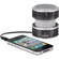 iHome iHM60 CrystalTunes Portable Multimedia Speaker, Grey Translucent: Picture 2 thumbnail