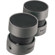 iHome IHM78BC Rechargeable Mini Stereo Speakers for Laptops, iPods, iPhones, with USB Charging, Gunmetal: Picture 3 thumbnail