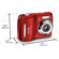 Kodak EasyShare C1505 12MP 3.0" LCD Digital Camera, 5x Optical, 5x Digital Zoom, 16:9 Aspect Ratio, 640x480 Video Resolution, Red: Picture 3 thumbnail