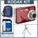 Kodak EasyShare C180 Digital Camera Kit, -Red - with 4GB SD Memory Card, Camera Bag, Table Top Tripod,: Picture 5 thumbnail
