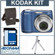 Kodak C190 12 Megapixel Zoom Digital Camera Kit, - Blue - with 4GB SD Memory Card, Camera Case, Table Top Tripod,: Picture 5 thumbnail