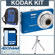 Kodak EasyShare M340 Digital Camera Kit, - Blue - with 4GB SD Memory Card, Camera Case, Table Top Tripod: Picture 5 thumbnail