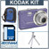 Kodak EasyShare M341 Digital Camera Kit, - Blue - with 4GB SD Memory Card, Camera Case, Table Top Tripod: Picture 5 thumbnail