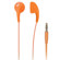 iLuv Bubble Gum II Flexible Jelly-Type Stereo Earphones, 20000Hz Frequency Response, Orange: Picture 2 thumbnail