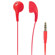 iLuv Bubble Gum II Flexible Jelly-Type Stereo Earphones, 20000Hz Frequency Response, Red: Picture 2 thumbnail