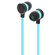 iLuv IEP334 Neon Sound In-Ear High-performance Earphones, Baby Blue Neon/Black: Picture 3 thumbnail