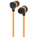 iLuv IEP334 Neon Sound In-Ear High-performance Earphones, Orange Neon/Black: Picture 3 thumbnail