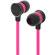 iLuv IEP335 Neon Sound In-Ear High-Performance Earphones with SpeakEZ Remote for iPad/iPhone/iPod, Baby Pink Neon/Black: Picture 3 thumbnail