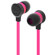 iLuv IEP336 Neon Sound In-Ear High-Performance Earphones with SpeakEZ Remote for Smartphones, Baby Pink Neon/Black: Picture 3 thumbnail