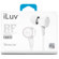 iLuv IEP425 ReF High-Fidelity Stereo Earphones with SpeakEZ Remote for iPad/iPhone/iPod, White: Picture 1 thumbnail