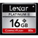 Lexar 16GB, 80x Platinum II High Speed C...: Picture 2 thumbnail