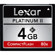 Lexar 4GB, 80x PLatinum II High Speed CF...: Picture 1 thumbnail