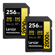 Lexar GOLD Series Professional 2000x 256GB UHS-II SDXC Memory Card, 2-Pack