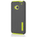 Incipio DualPro Hybrid Case for HTC One, Charcoal Gray/Neon Yellow: Picture 2 thumbnail