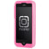 Incipio DualPro Shine Hybrid Case for iPhone 5, Optical White/Hot Pink: Picture 1 thumbnail
