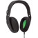 Incase Sonic Around-Ear Stereo Headphones, Black with Fluorescent Green: Picture 5 thumbnail