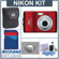 Nikon Coolpix L18 Red Digital Camera Digital Camera Kit With 2GB SD Memory Card,Camera Case, 2 Year Extended Service Coverage, Camera Cleaning Kit: Picture 6 thumbnail