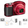 Nikon Coolpix L620 Compact Digital Camera, 18.1MP, 14x Optical Zoom RED - Bundle With 16GB SDHC HS Memory Card , New Leaf 3 Year (Spills & Drops) Warranty, LowePro Dublin 20 Camera Case , Table Top Tripod , Cleaning Kit , 4 AA Rechargeable Battery Kit , Screen Protector , Card Case: Picture 2 thumbnail