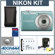 Nikon Coolpix S220 Digital Camera Kit, Green With 4GB SD Memory Card, Camera Case, Spare EN EL-10 Lithium-Ion Battery, 2 Year Extended Service Coverage, Professional Lens Cleaning Kit: Picture 5 thumbnail