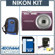 Nikon Coolpix S230 Digital Camera Kit.- Plum - Refurbished - by Nikon U.S.A. With 4GB SD Memory Card, Camera Case, Professional Lens Cleaning Kit: Picture 5 thumbnail