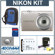Nikon Coolpix S230 Digital Camera Kit, Silver with 4GB SD Memory Card, Camera Case, Spare EN EL-10 Lithium-Ion Battery, 2 Year Extended Service Coverage, Professional Lens Cleaning Kit: Picture 5 thumbnail