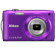 Nikon Coolpix S3300 Digital Camera kit - Purple - with 8GB SD Memory Card, Camera Case, Adorama Cleaning Kit: Picture 1 thumbnail