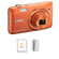 Nikon Coolpix S3500 Digital Camera, Orange - BUNDLE - with 8GB SDHC Card, and Camera Pouch: Picture 2 thumbnail