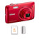 Nikon Coolpix S3500 Digital Camera, Red - BUNDLE - with 8GB SDHC Card, and Camera Pouch: Picture 2 thumbnail