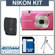 Nikon Coolpix S5100 Digital Camera Kit - Pink - with 4GB SD Memory Card, Camera Case, Table Top Tripod: Picture 5 thumbnail