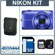 Nikon Coolpix S6300 Digital Camera Kit - Blue - with 8GB SD Memory Card, Camera Case, Adorama Cleaning Kit: Picture 5 thumbnail