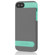 Incipio OVRMLD Hard Case for iPhone 5, Charcoal Gray / Navajo Turquoise: Picture 1 thumbnail
