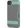 Incipio OVRMLD Flexible Hard-Shell Case with Holster for BlackBerry Z10, Gray/Turquoise: Picture 2 thumbnail