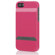 Incipio Stashback Credit Card Hard Case for iPhone 5/5s, Pink / Gray: Picture 1 thumbnail