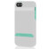 Incipio Stashback Credit Card Hard Case for iPhone 5/5s, White / Turquoise: Picture 1 thumbnail