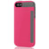 Incipio Stowaway Credit Card Case with Integrated Stand for iPhone 5, Pink/Gray: Picture 2 thumbnail