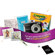 Olympus FE-46 12 MP Digital Camera, Pearl Black, "Crayola Coloring Set" with Light Blue Metallic Case, 64ct. Crayola Crayons, "Lights, Camera, Color! Code", & Colorable Craft Storage Box,2 GB Micro SD Memory Card: Picture 5 thumbnail