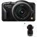 Panasonic Lumix DMC-GF3 Mirrorless Digital Camera with 14mm f/2.5 Lens, Black - Bundle - with Panasonic 14-42/3.5-5.6 Lumix G Vario Mega OIS Zoom Lens: Picture 4 thumbnail