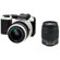 Pentax K-01 Digital Camera Dual Lens Kit with Pentax DAL 18-55mm 3.5/5.6 Lens and - DAL 50-200mm f/4-5.6 Lens - White - Bundle - with 16GB SD Memory Card, Camera Case, Digital Memory Case, Spare D-LI90 Rechargeable Battery: Picture 1 thumbnail