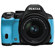 Pentax K-50 Digital SLR Camera with DA L 18-55 WR Lens - Black / Aqua: Picture 2 thumbnail