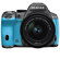 Pentax K-50 Digital SLR Camera with DA L 18-55 WR Lens - Silver / Aqua: Picture 2 thumbnail