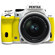 Pentax K-50 Digital SLR Camera with DA L 18-55 WR Lens - White / Yellow: Picture 2 thumbnail