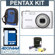 Pentax Optio P70 Digital Camera Kit, Silver with 2 GB SD Memory Card, Camera Bag, Professional Lens Cleaning Kit: Picture 5 thumbnail