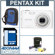 Pentax Optio P70 Digital Camera Kit, WHITE with 2 GB SD Memory Card, Camera Bag, Professional Lens Cleaning Kit: Picture 5 thumbnail