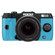 Pentax Q10 Compact Digital Camera with 27.5-83mm Lens, 12.4 MP Backlit CMOS - Black Body Aqua Trim: Picture 2 thumbnail